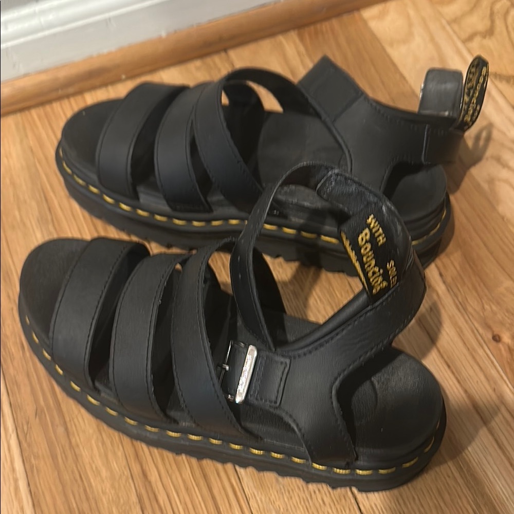 Dr. Martens Black Sandals